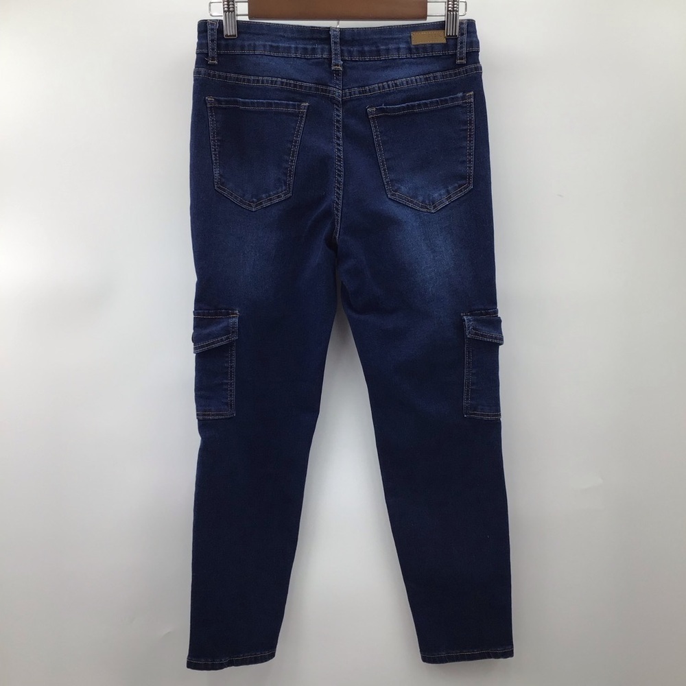 BLEU Woman Cargo Skinny Jeans - Picture 2 of 6